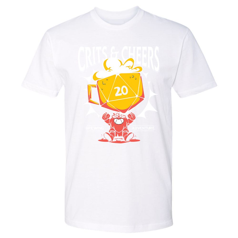 Crits & Cheers Premium Unisex T-Shirt - White - 4