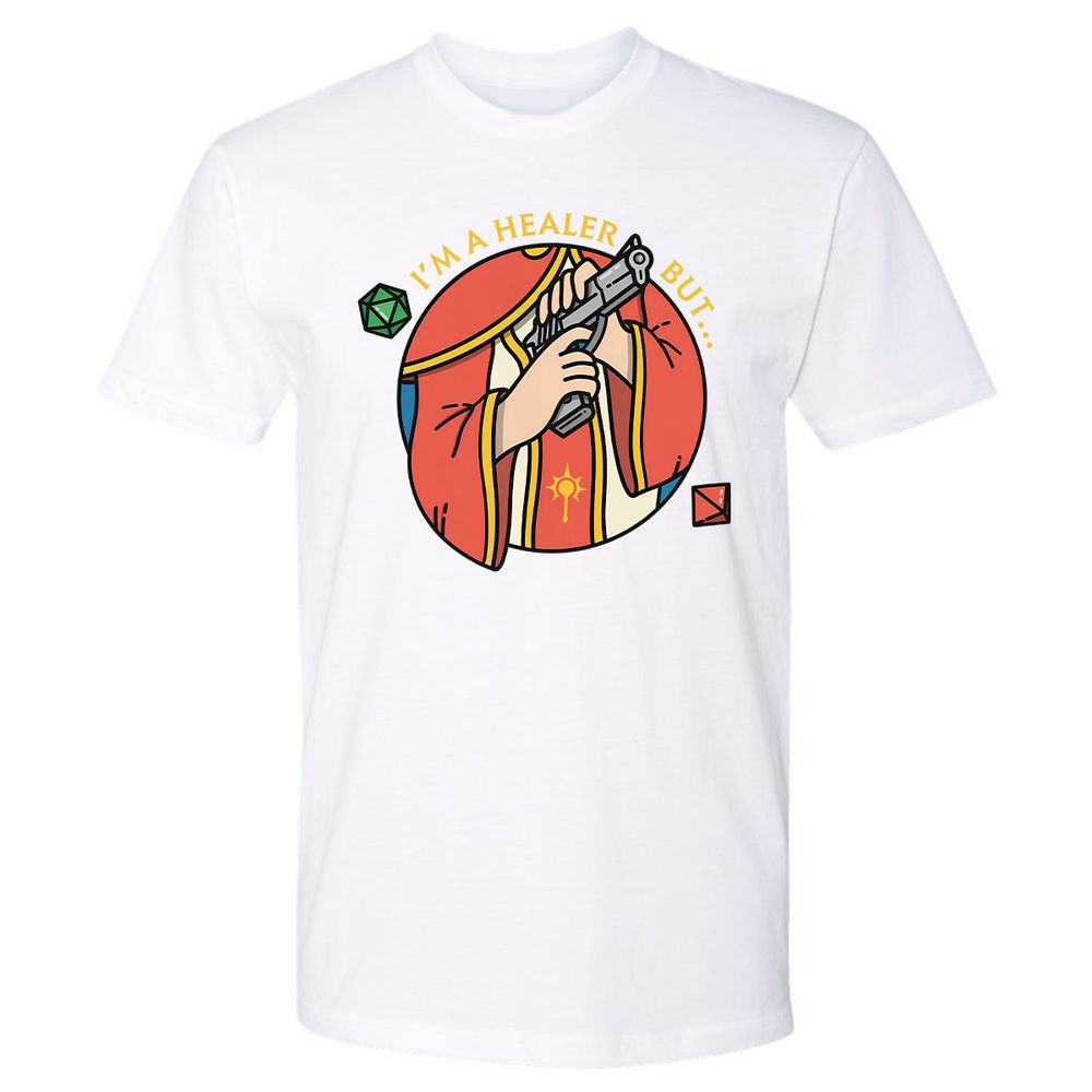 I'm A Healer But Premium Unisex T-Shirt - White - 4