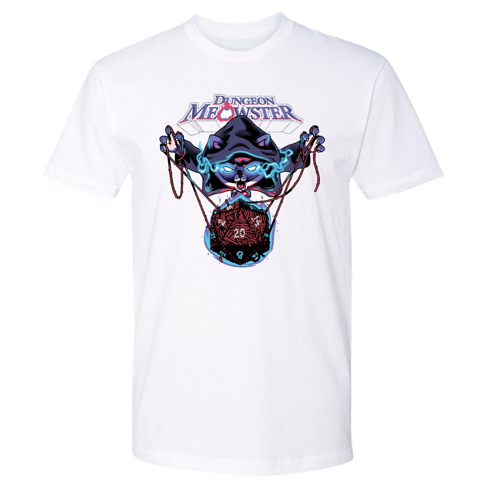 Dungeon Meowster Premium Unisex T-Shirt - White - 4