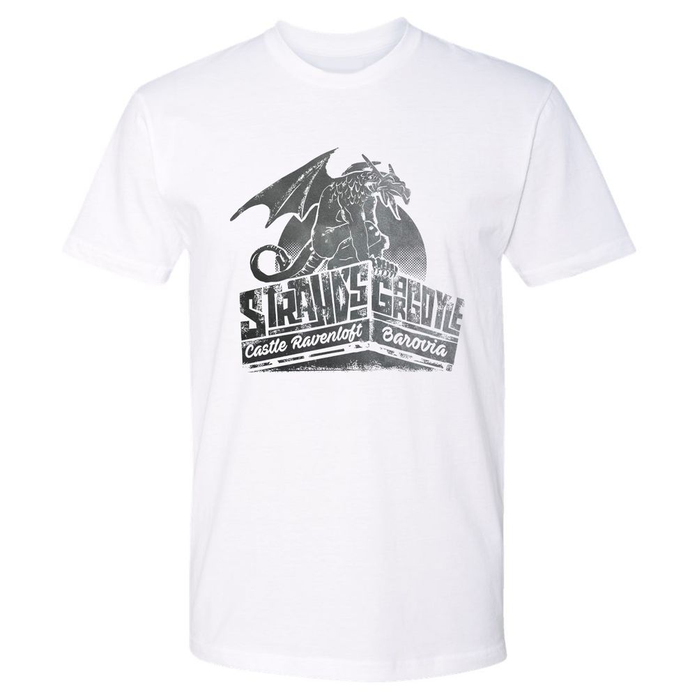 Strahd’s Gargoyle Premium Unisex T-Shirt - White - 4