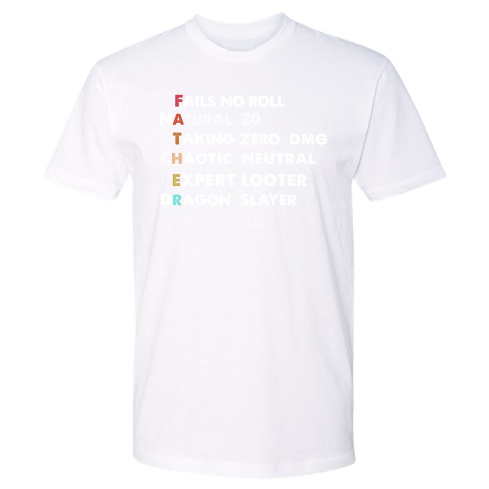 Father D&D Premium Unisex T-Shirt - White - 4