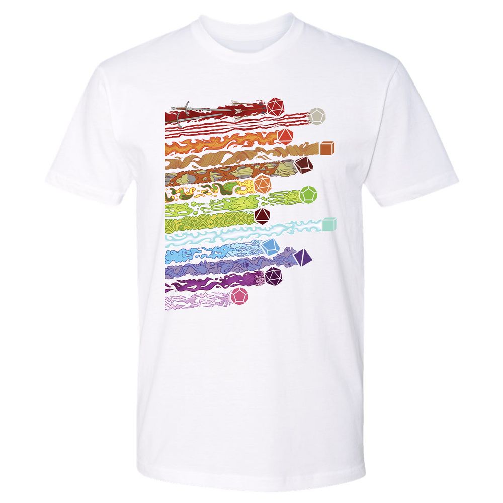 Damage Dices Premium Unisex T-Shirt - White - 4