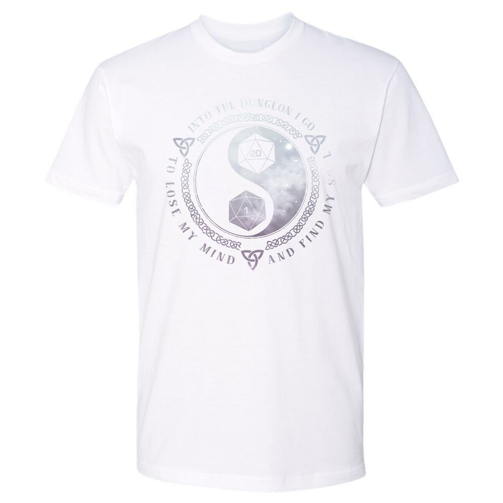 Into The Dungeon I Go Premium Unisex T-Shirt - White - 4