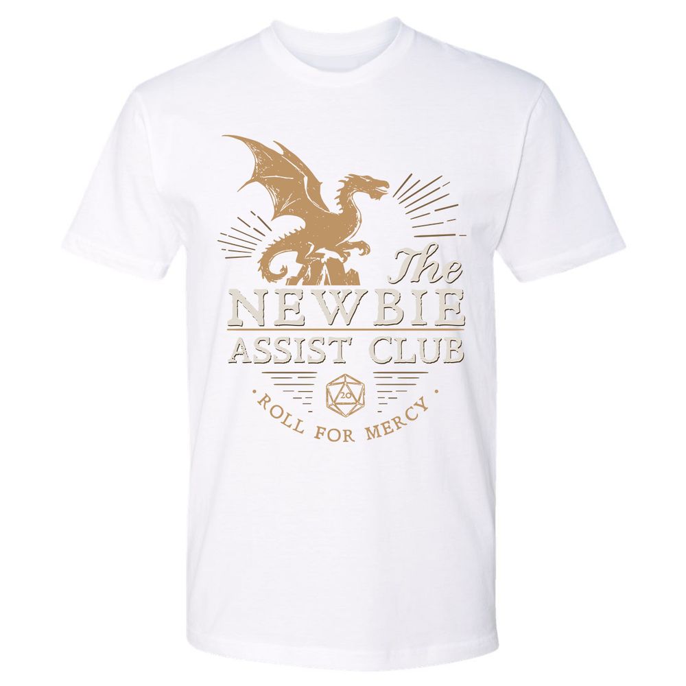 The Newbie Assist Club Premium Unisex T-Shirt - White - 4