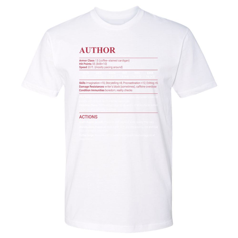 Author Premium Unisex T-Shirt - White - 4
