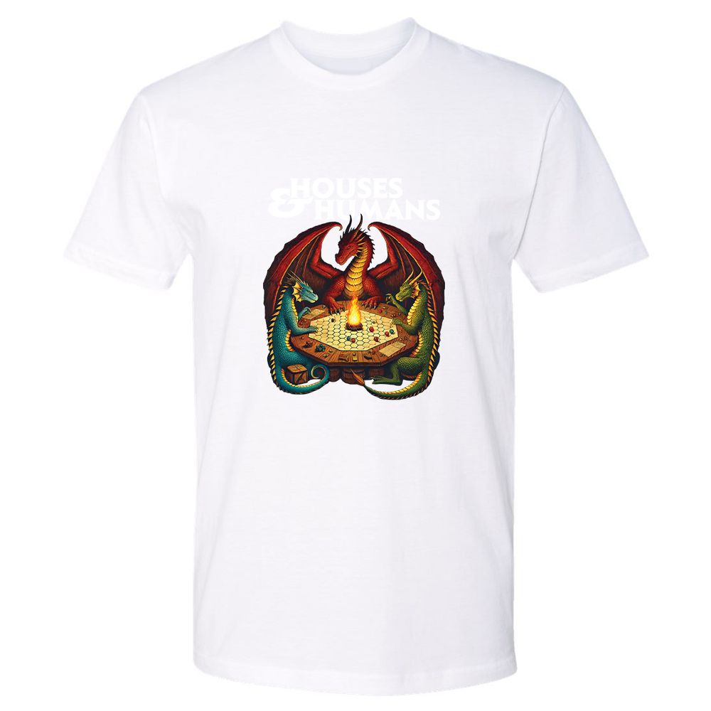 Houses & Humans Premium Unisex T-Shirt - White - 4
