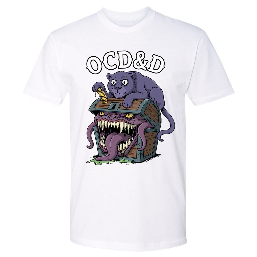 OCD&D Premium Unisex T-Shirt - White - 4