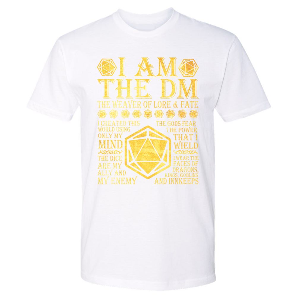 I Am The DM Premium Unisex T-Shirt - White - 4