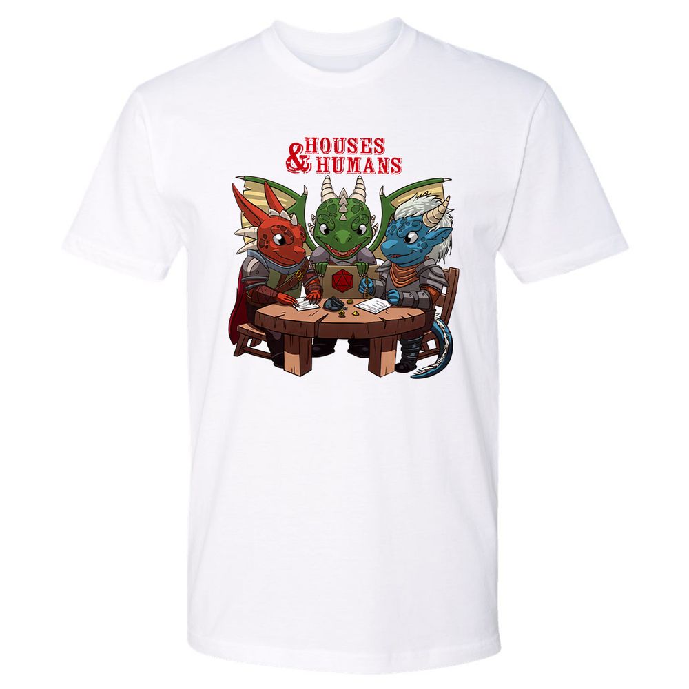 Houses & Humans Premium Unisex T-Shirt - White - 4
