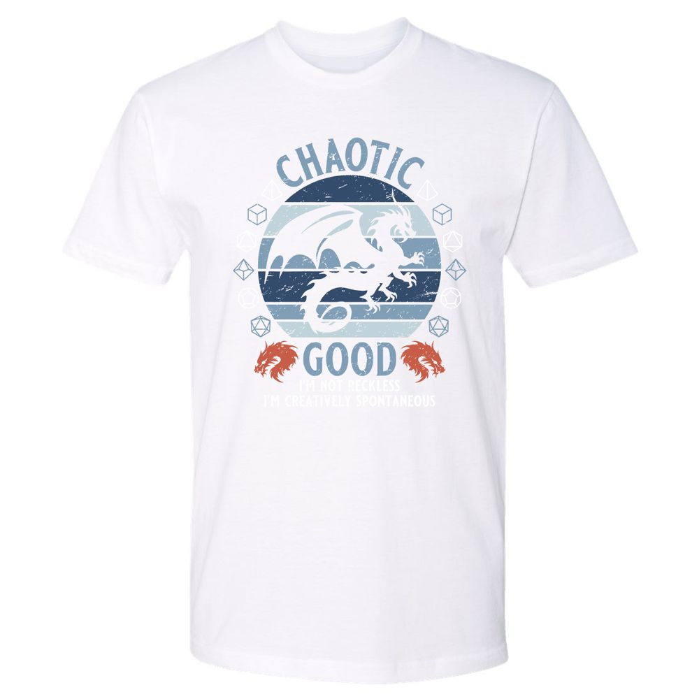Chaotic Good 2 Premium Unisex T-Shirt - White - 4