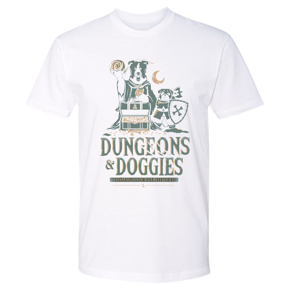 Dungeons & Doggies Premium Unisex T-Shirt - White - 4