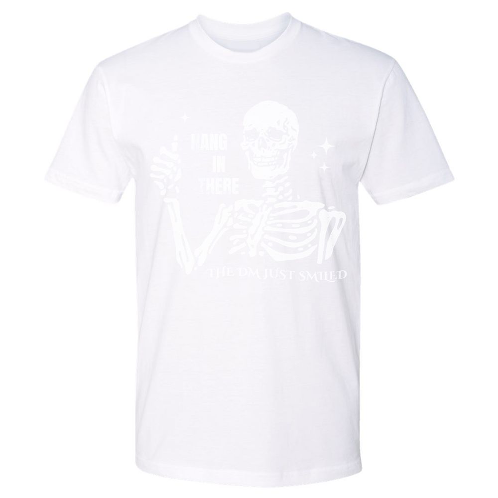 Hang In There – The DM Just Smiled Skeleton - White - 4