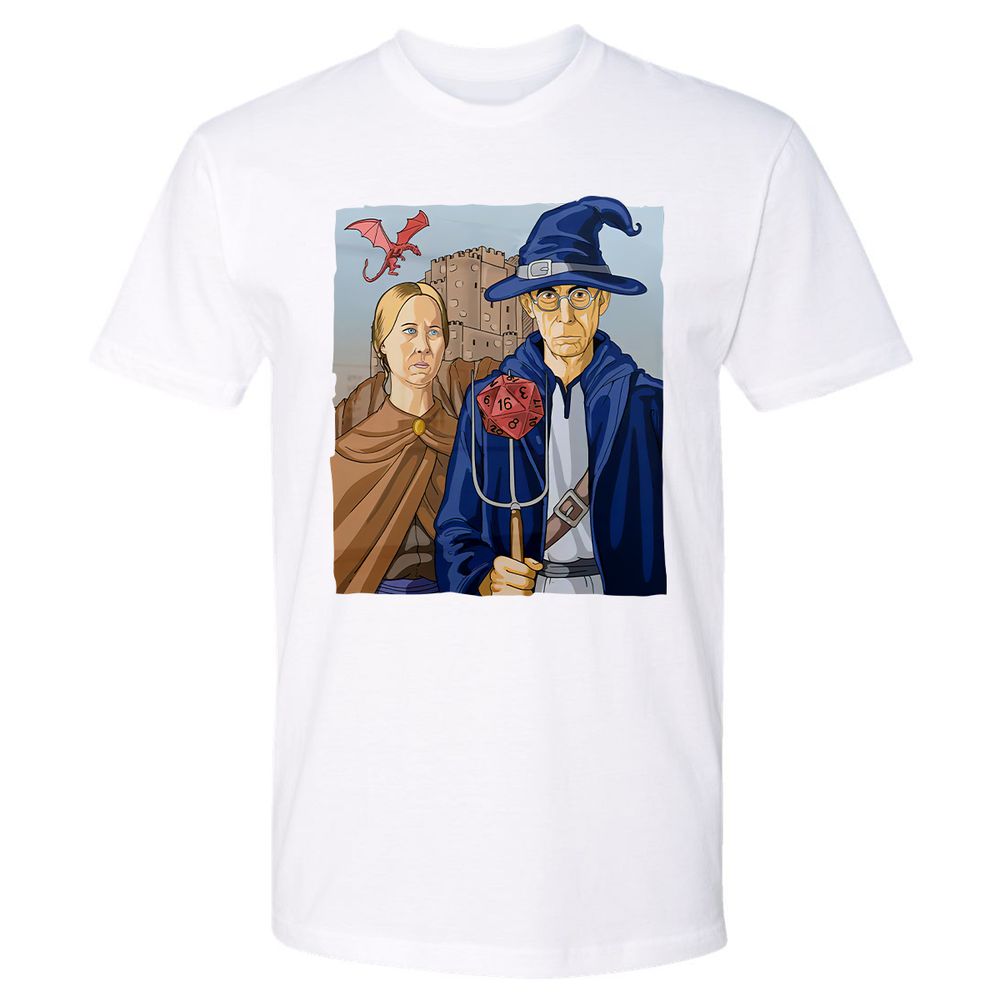 DnD Gothic Premium Unisex T-Shirt - White - 4