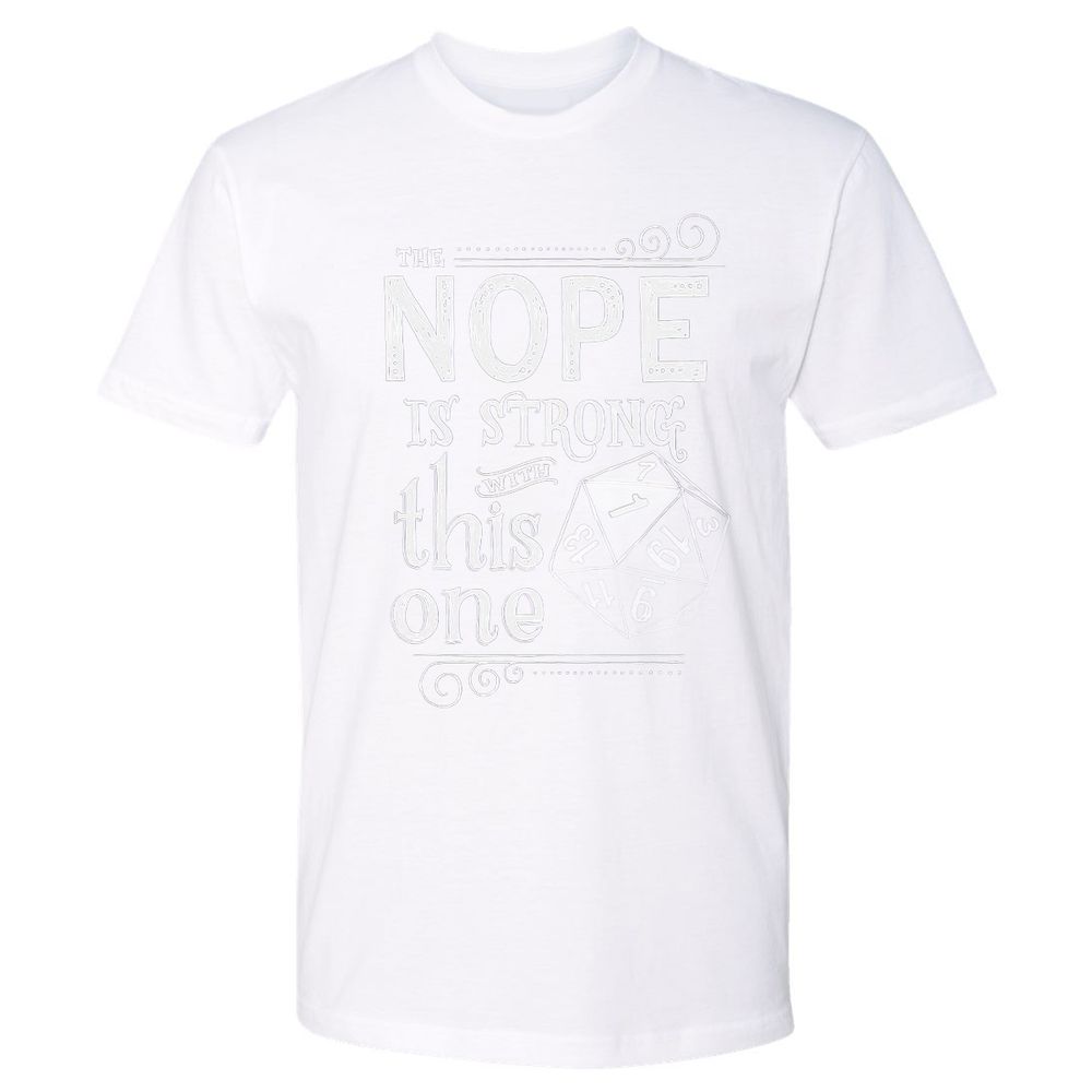 The NOPE is Strong with This One Premium Unisex T-Shirt - White - 4