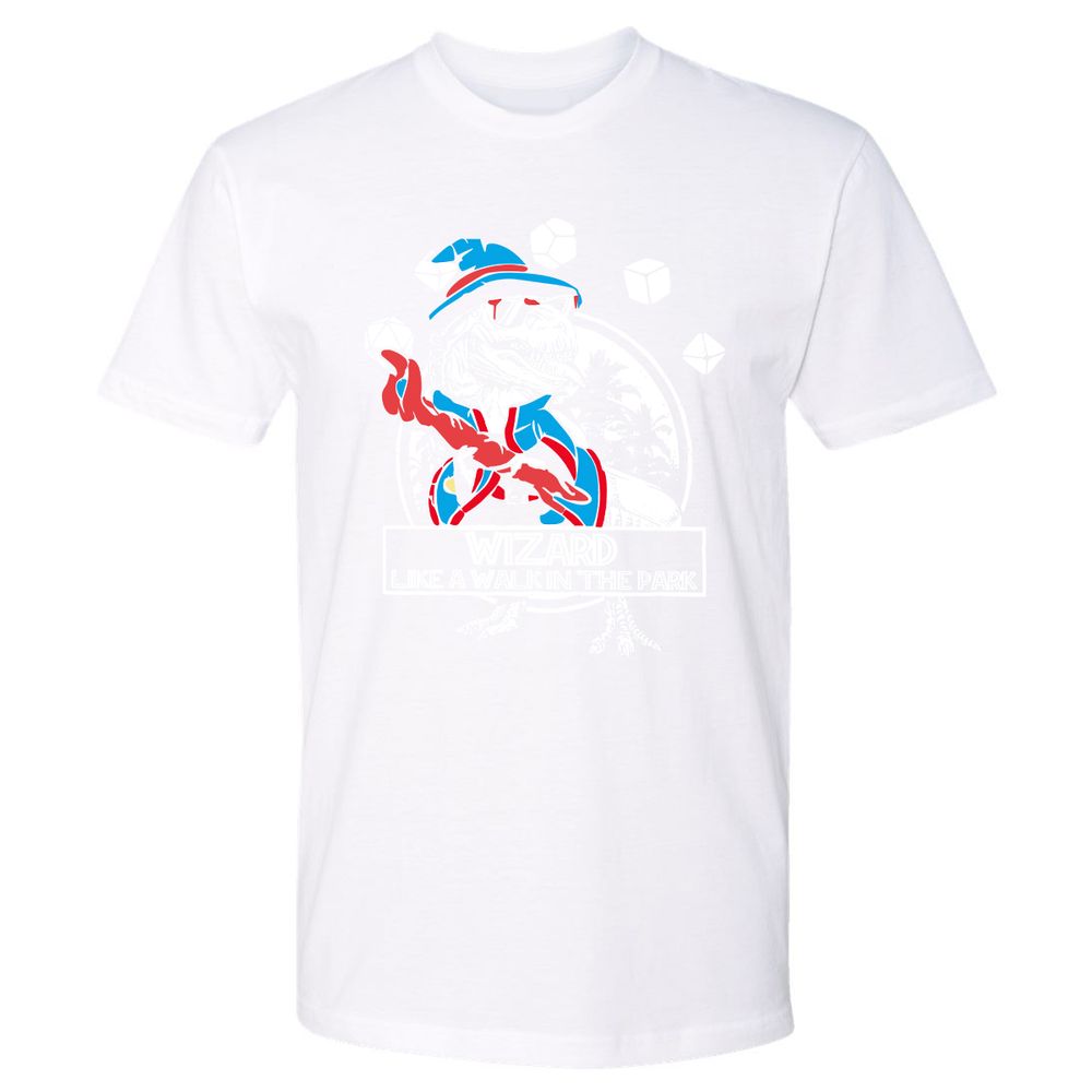 Wizard Like The Walk In The Park Premium Unisex T-Shirt - White - 4