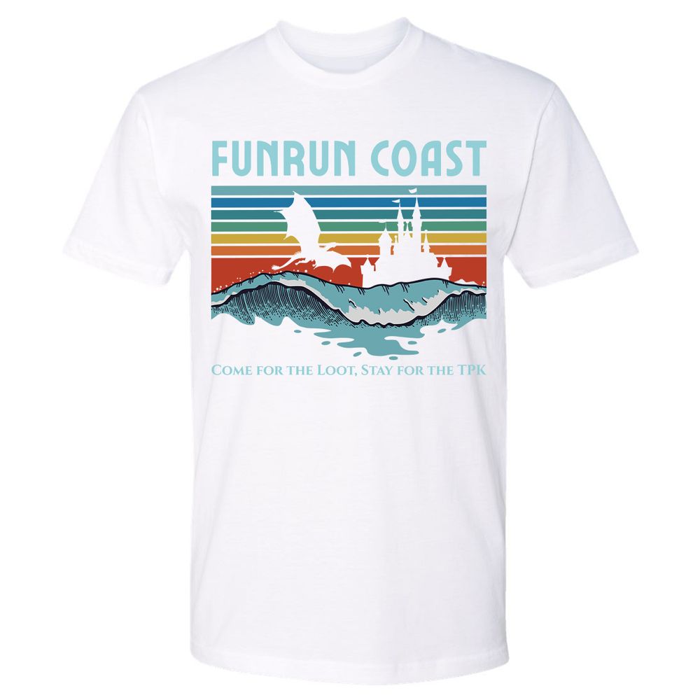 FUNRUN COAST Premium Unisex T-Shirt - White - 4