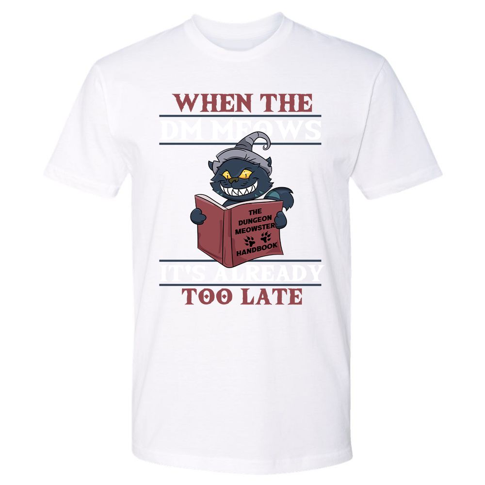 When The DM Meow Premium Unisex T-Shirt - White - 4