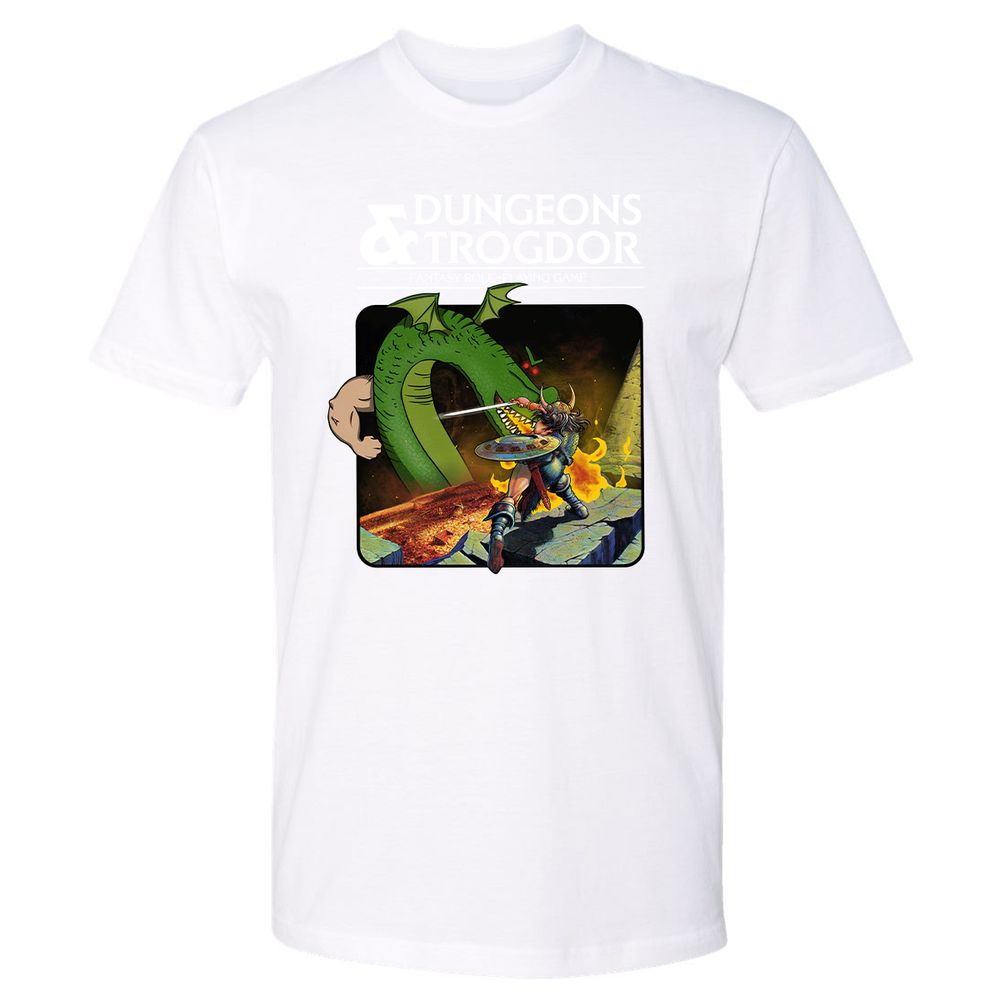 Trogdor Premium Unisex T-Shirt - White - 4
