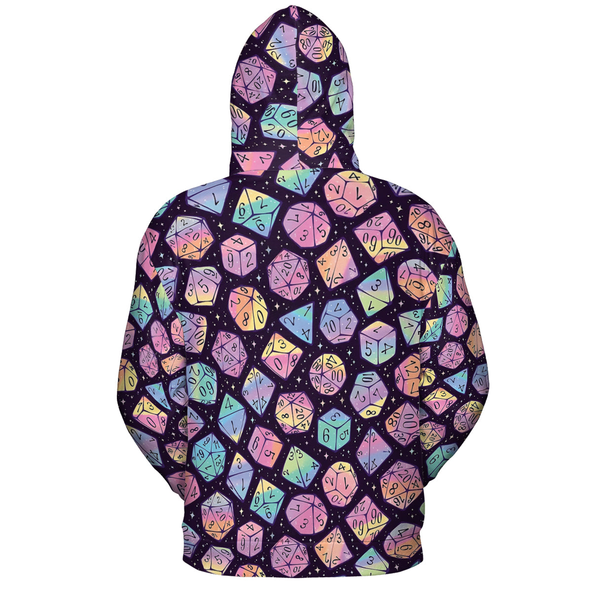 Magic Dice Dark Rainbow All-over Print Hoodie