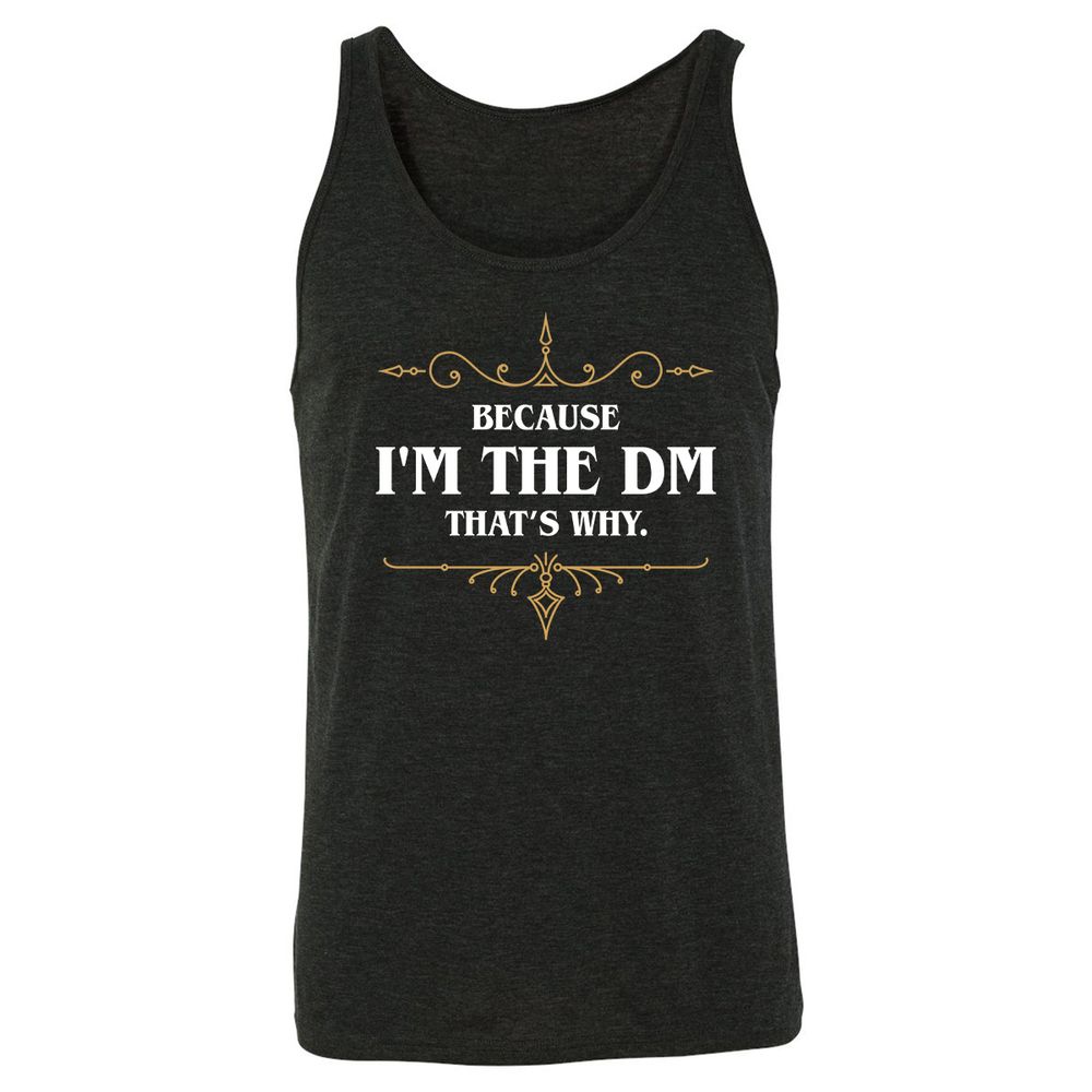 Because I'm the Master That's Why - Charcoal Black Triblend - 5