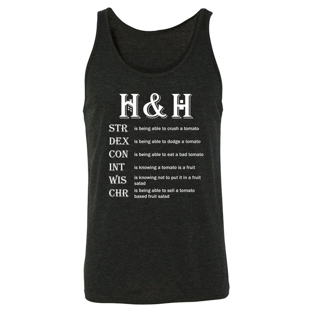 H&H - House and Humans Tomato Stat - Charcoal Black Triblend - 5