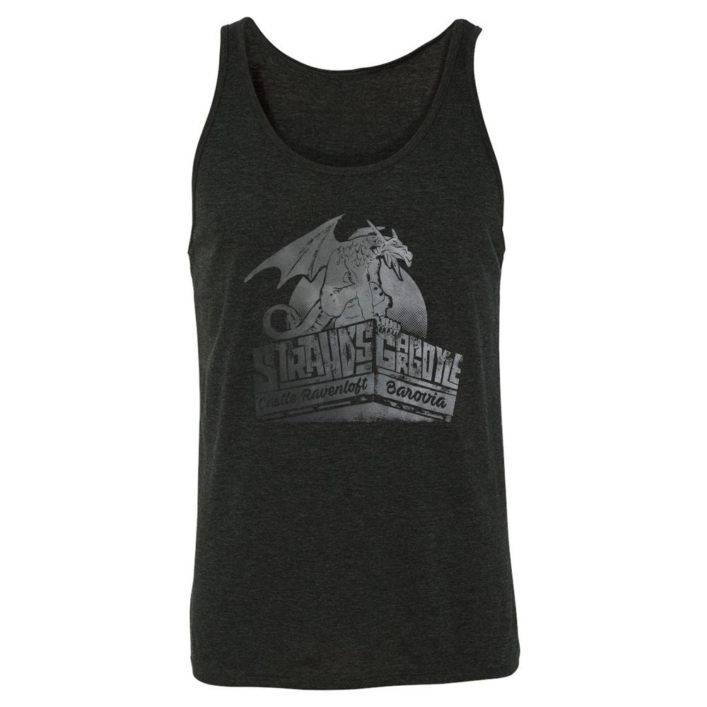 Strahd’s Gargoyle Unisex Jersey Tank - Charcoal Black Triblend - 5