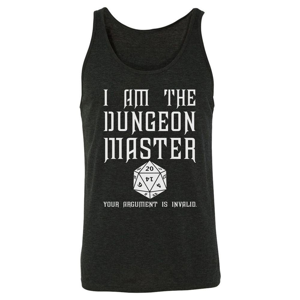 I Am The Dungeon Master - Charcoal Black Triblend - 5