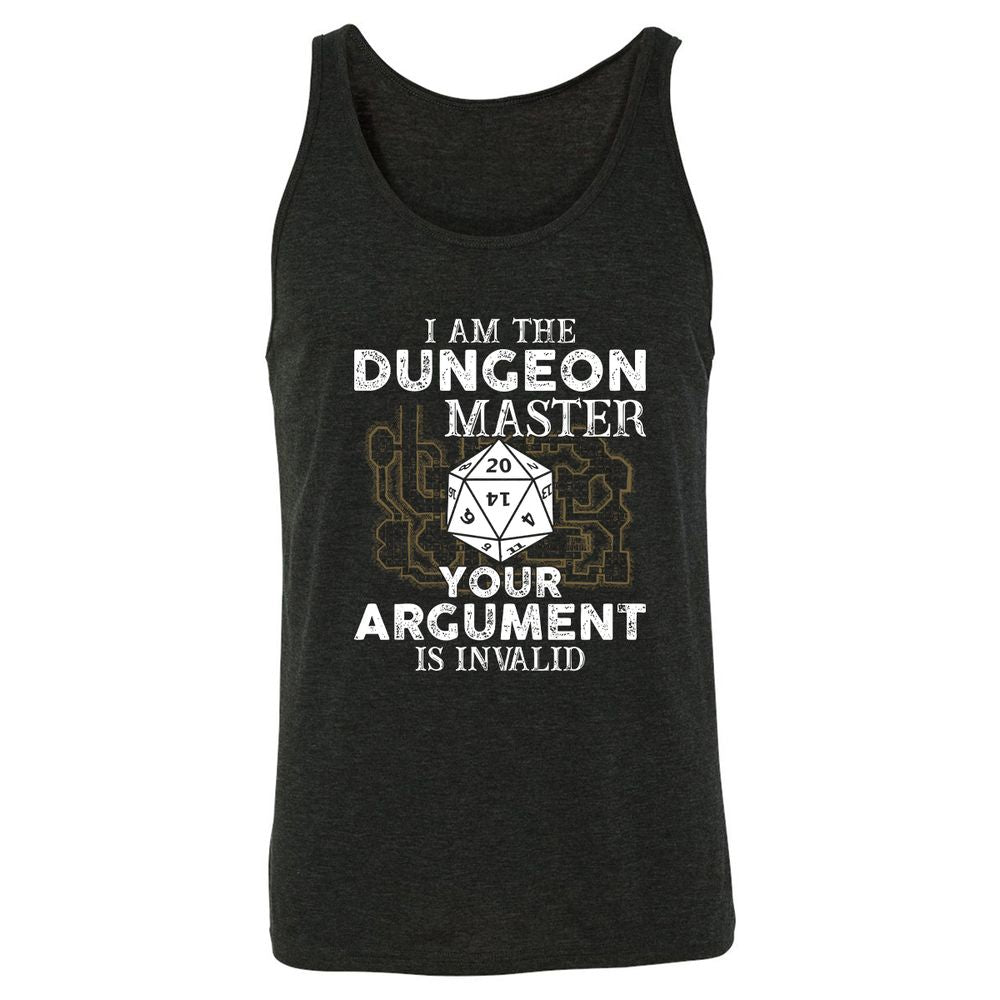 I Am the Dungeon Master – Your Argument Is Invalid - Charcoal Black Triblend - 5