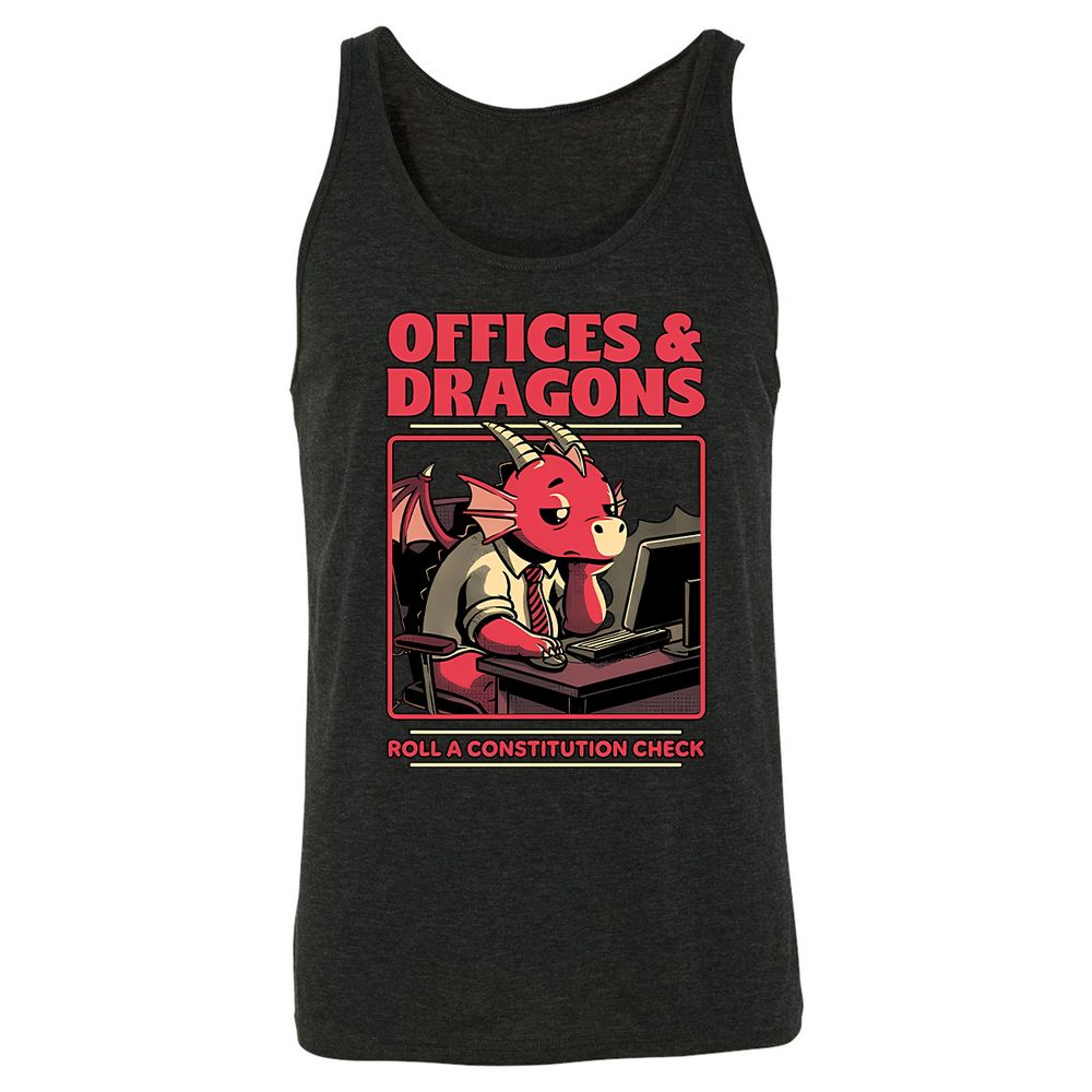 Dragon Office - Charcoal Black Triblend - 5