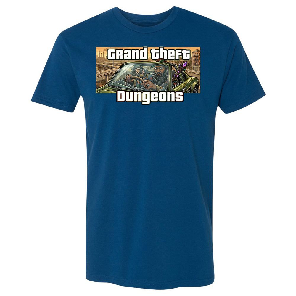 Grand Theft Dungeons Premium Unisex T-Shirt - Cool Blue - 5