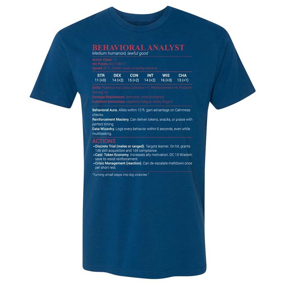 Behavioral Analyst - Cool Blue - 5