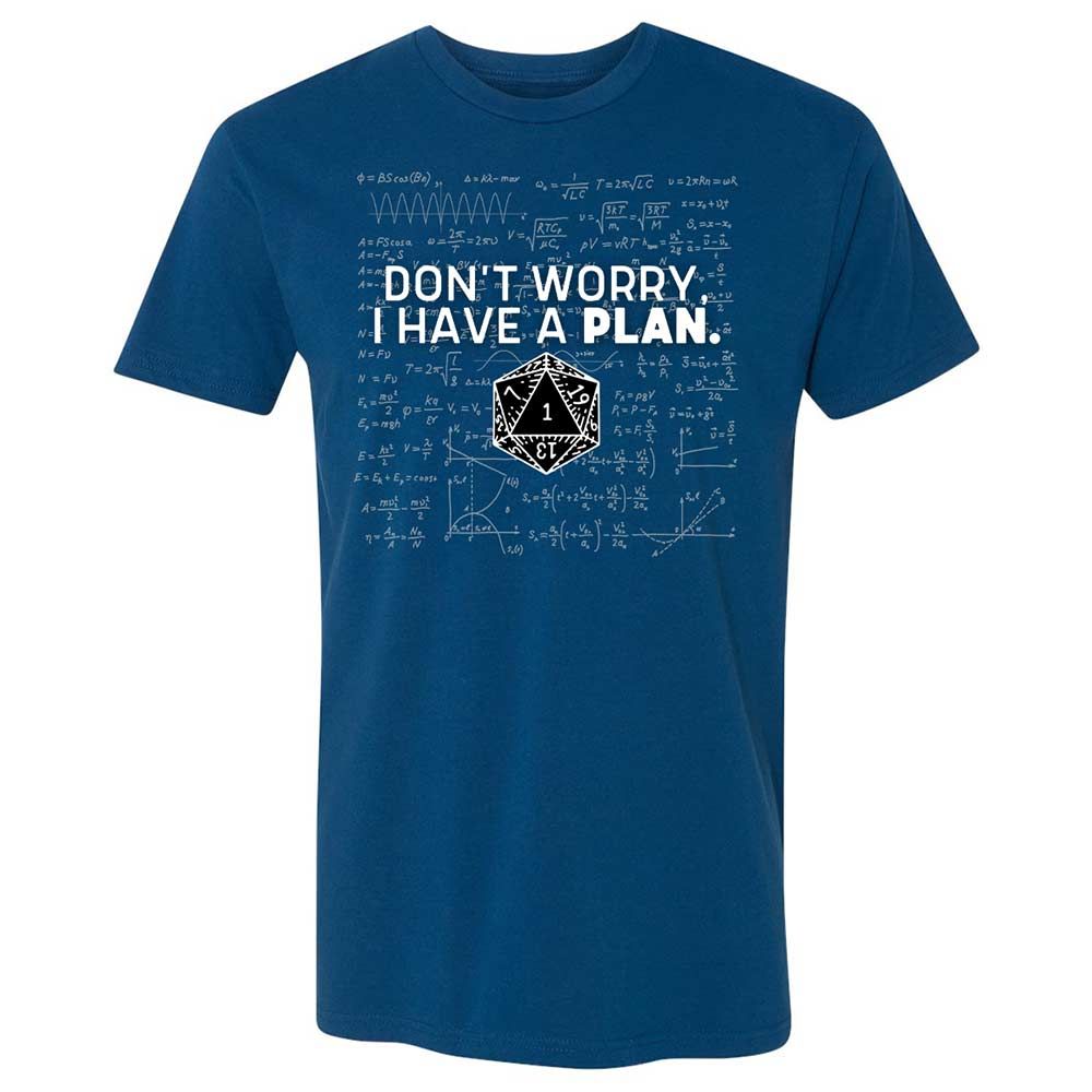 Dont Worry I Have A Plan Premium Unisex T-Shirt - Cool Blue - 5