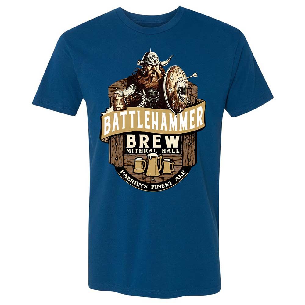 Battlehammer Brew Premium Unisex T-Shirt - Cool Blue - 5