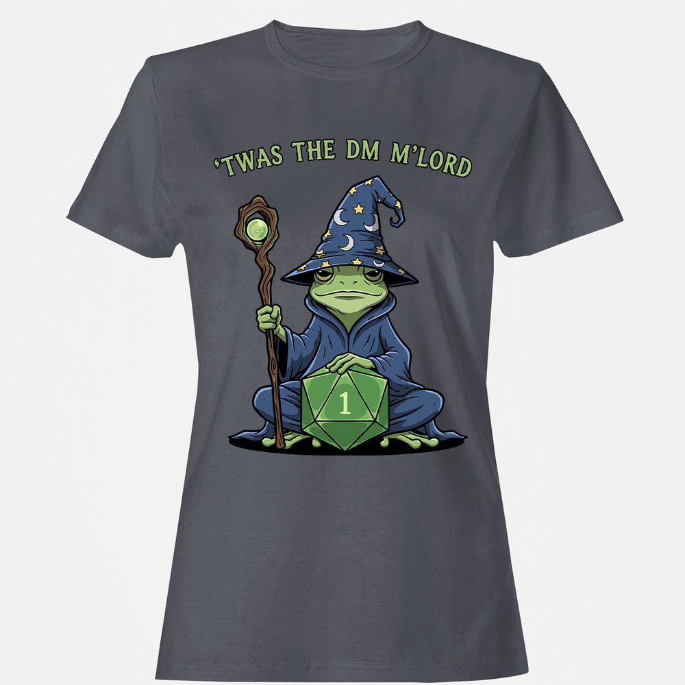 Twas the DM M’lord Women's T-Shirt - Dark Heather - 5
