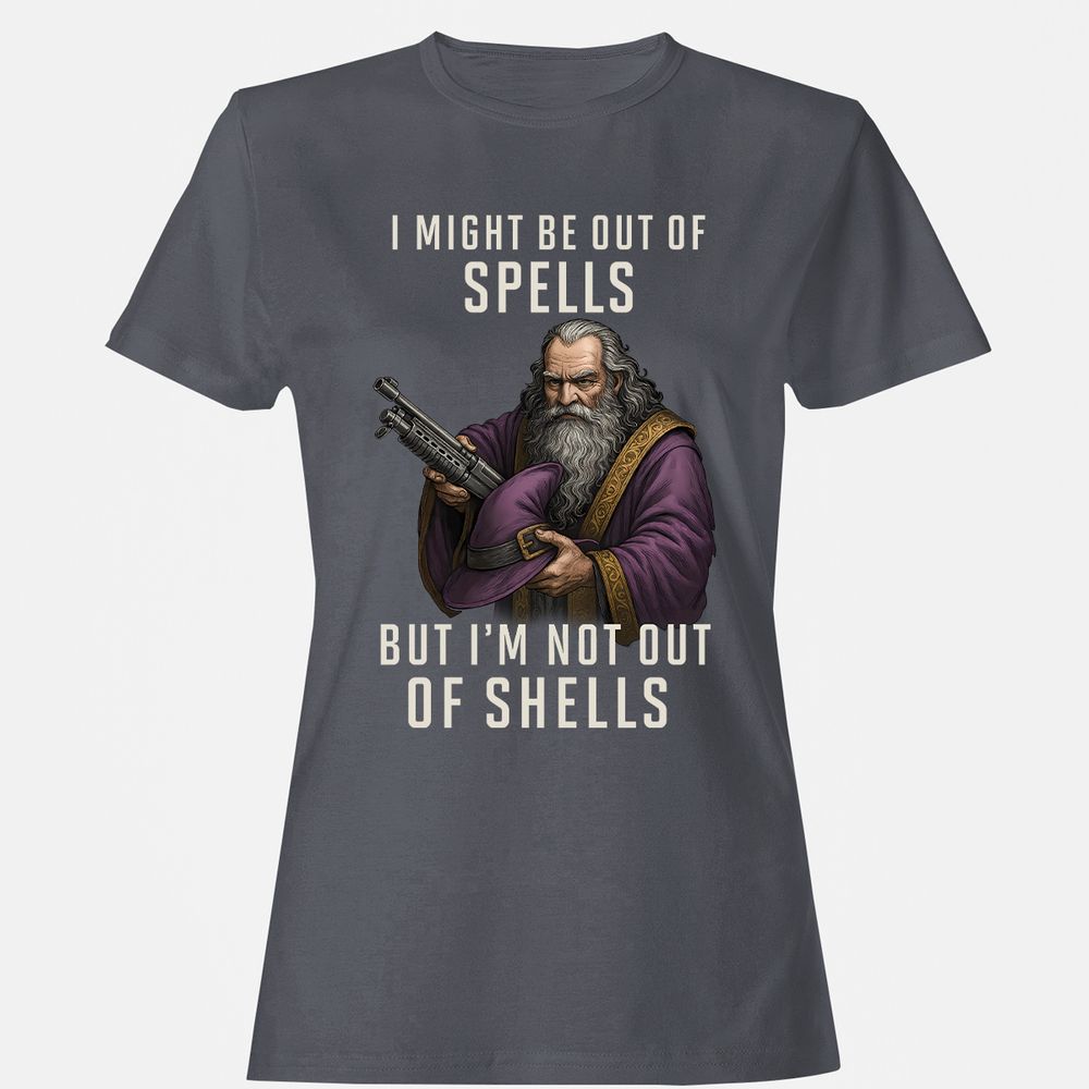 Not Out Of Shells Women's T-Shirt - Dark Heather - 5