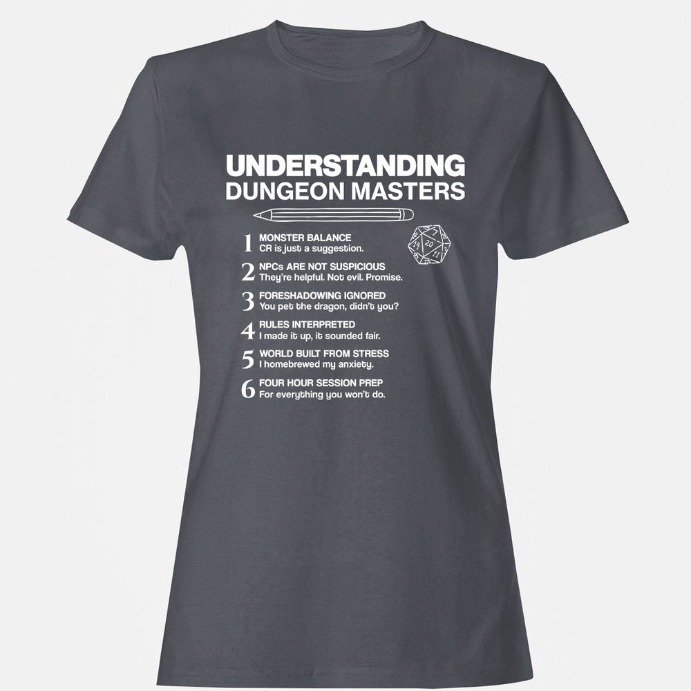 Understanding Dungeon Masters Women's T-Shirt - Dark Heather - 5
