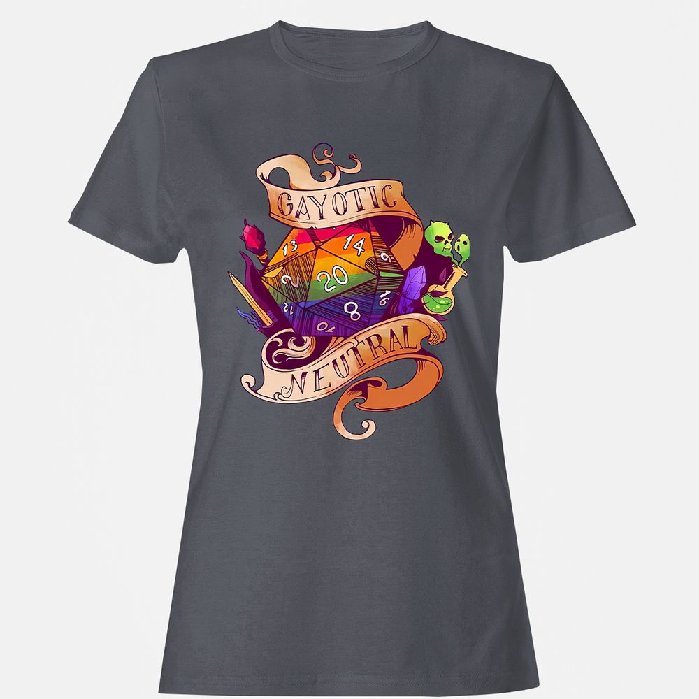Gayotic Neutral Women's T-Shirt - Dark Heather - 5