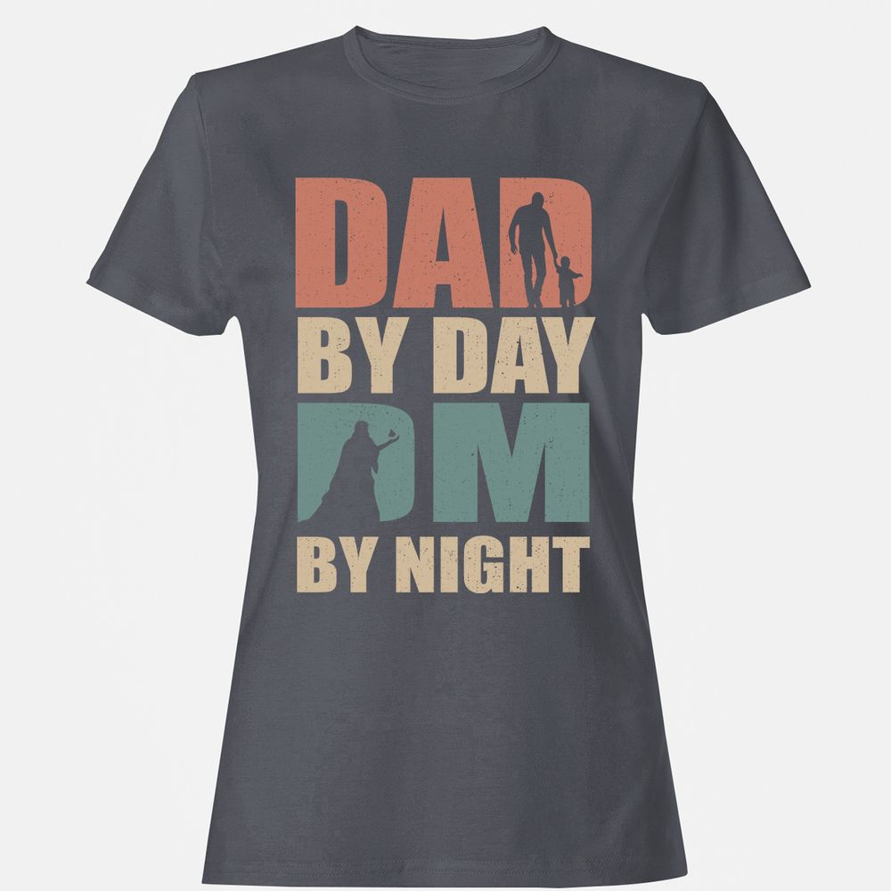 Dad By Day DM By Night - Dark Heather - 5