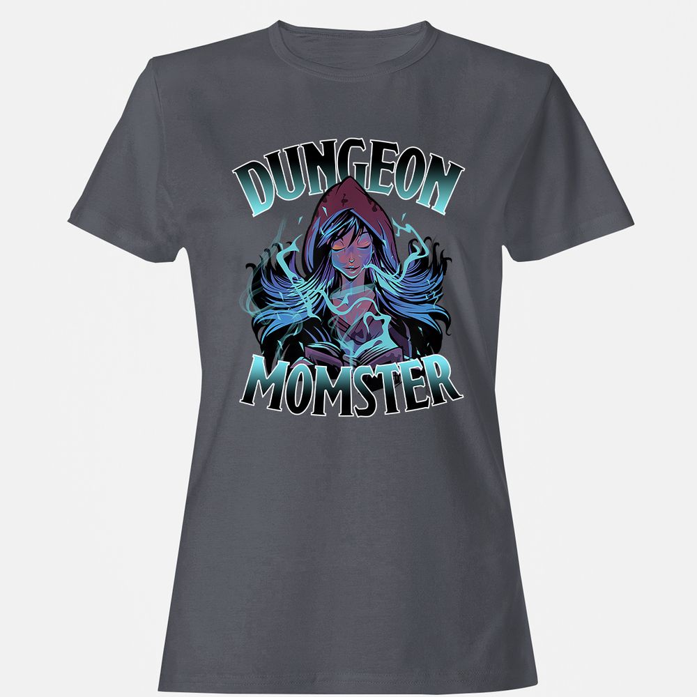 Dungeon Momster Women's T-Shirt - Dark Heather - 5