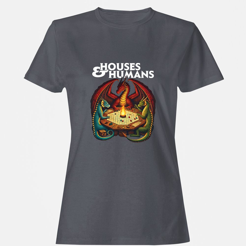 Houses & Humans Women's T-Shirt - Dark Heather - 5
