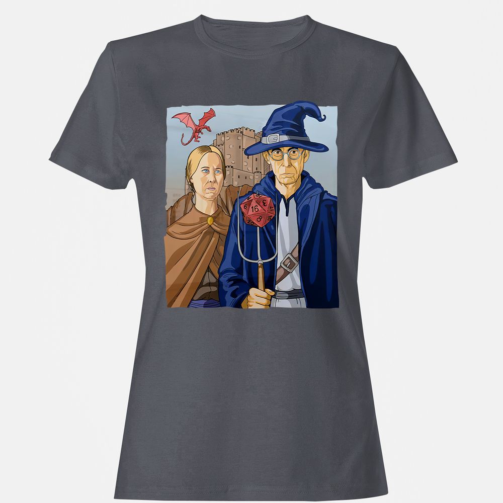 DnD Gothic Women's T-Shirt - Dark Heather - 5