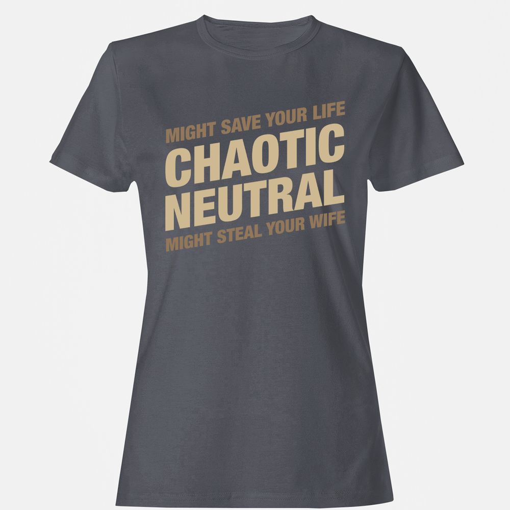 Might Save Your Life Might Steal Your Wife Women's T-Shirt - Dark Heather - 5