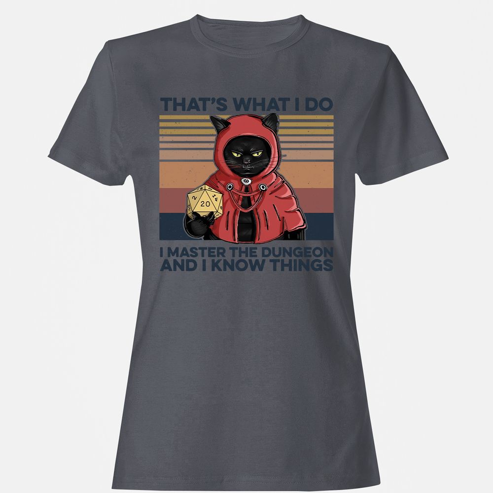 I Master The Dungeons Women's T-Shirt - Dark Heather - 5