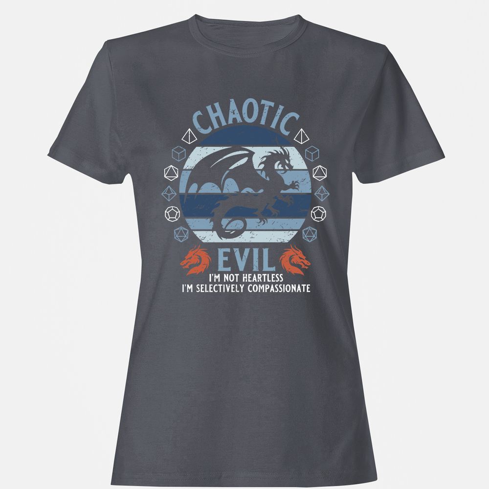 Chaotic Evil 2 Women's T-Shirt - Dark Heather - 5