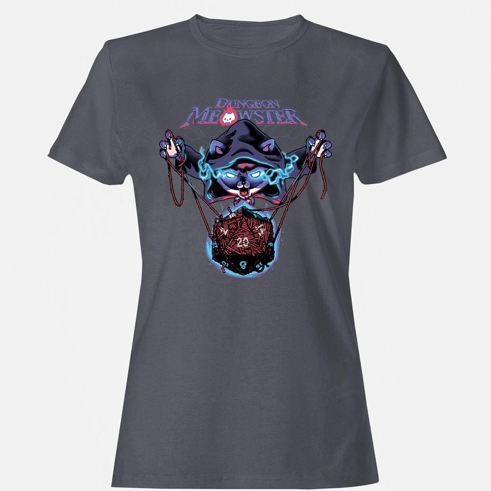 Dungeon Meowster Women's T-Shirt - Dark Heather - 5