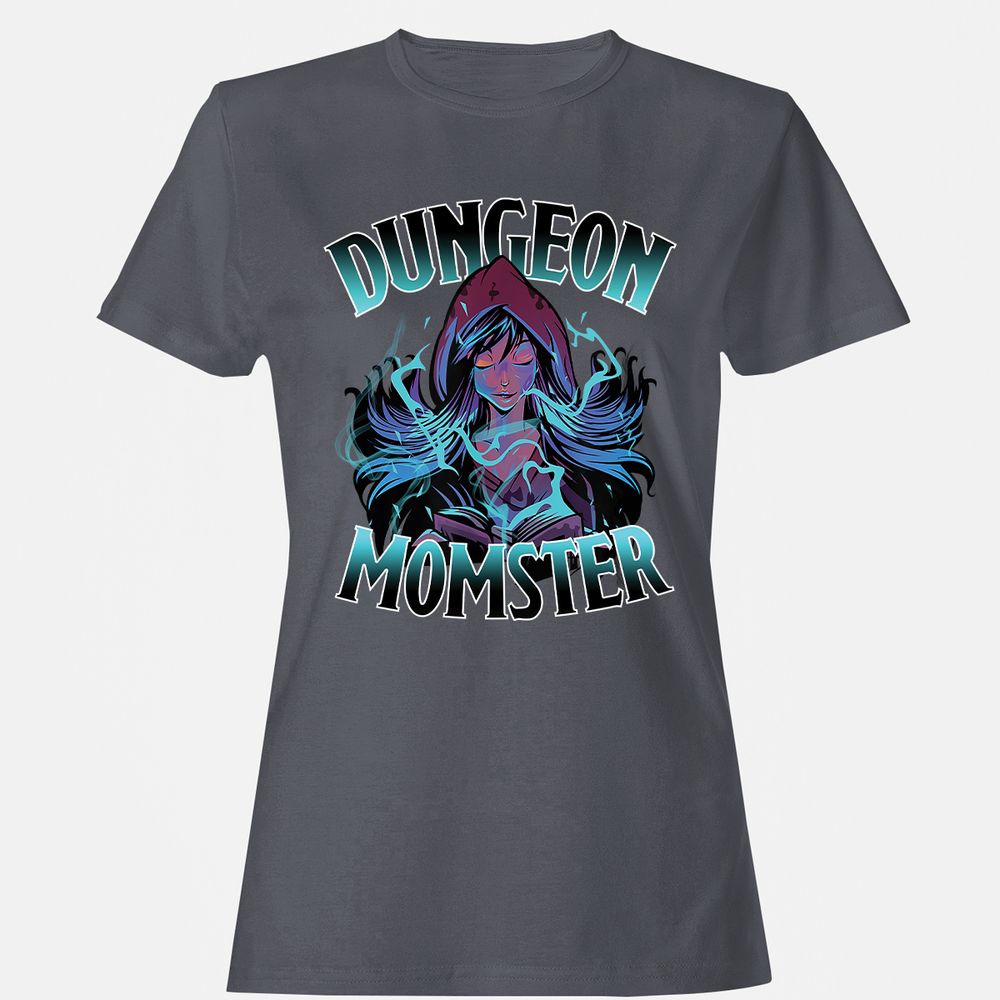 Dungeon Momster Women's T-Shirt - Dark Heather - 5