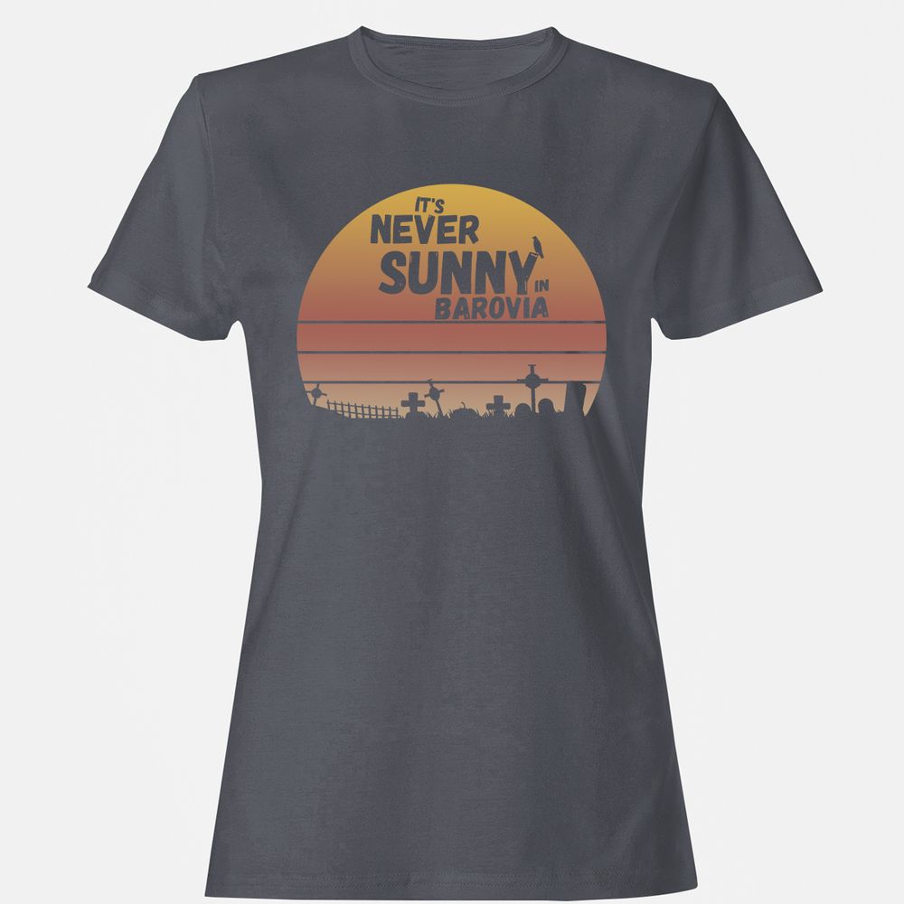 Vintage It's Never Sunny In Barovia Women's T-Shirt - Dark Heather - 5