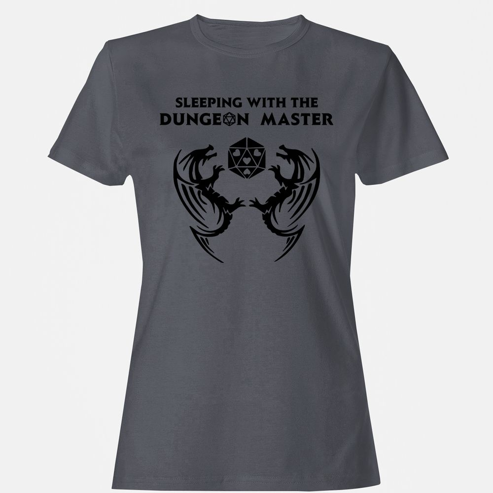 Sleeping With The DM Women's T-Shirt - Dark Heather - 5