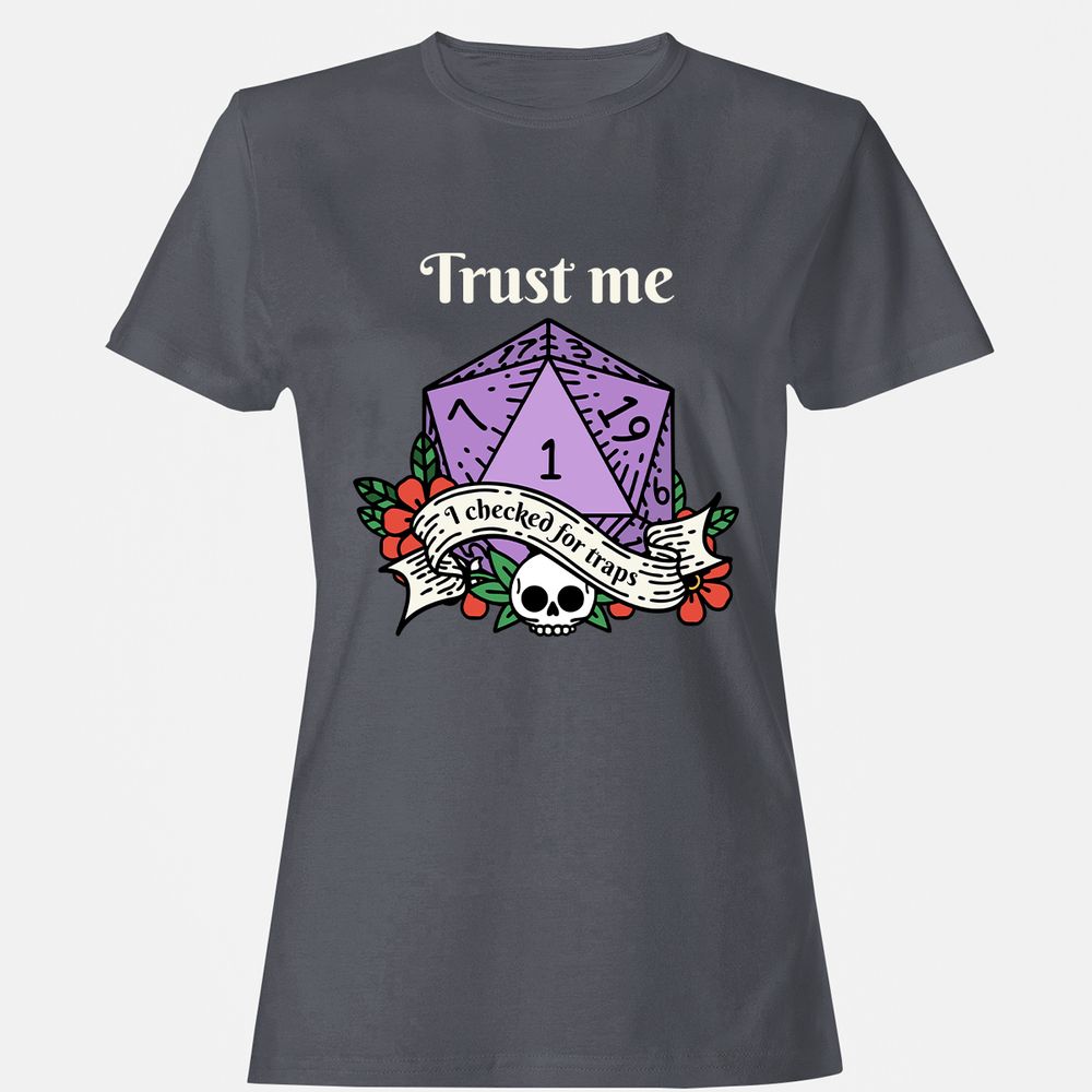 Trust Me I Checked for Traps - Dark Heather - 5