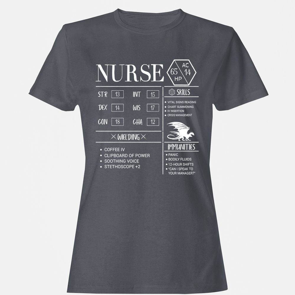 Nurse New Women's T-Shirt - Dark Heather - 5